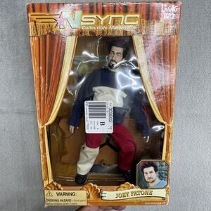 NSYNC Joey Fatone Collectible Marionette 10.5" Figure Living Toyz Vintage